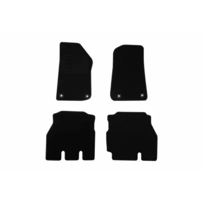 Tappetini Tessili Set 4 Pezzi Neri per Jeep Wrangler dal 2018