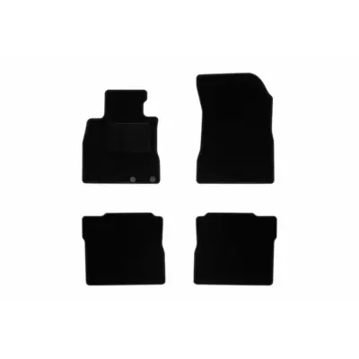 Tappetini Tessili Set 4 Pezzi Neri per Nissan Note 2013-2020