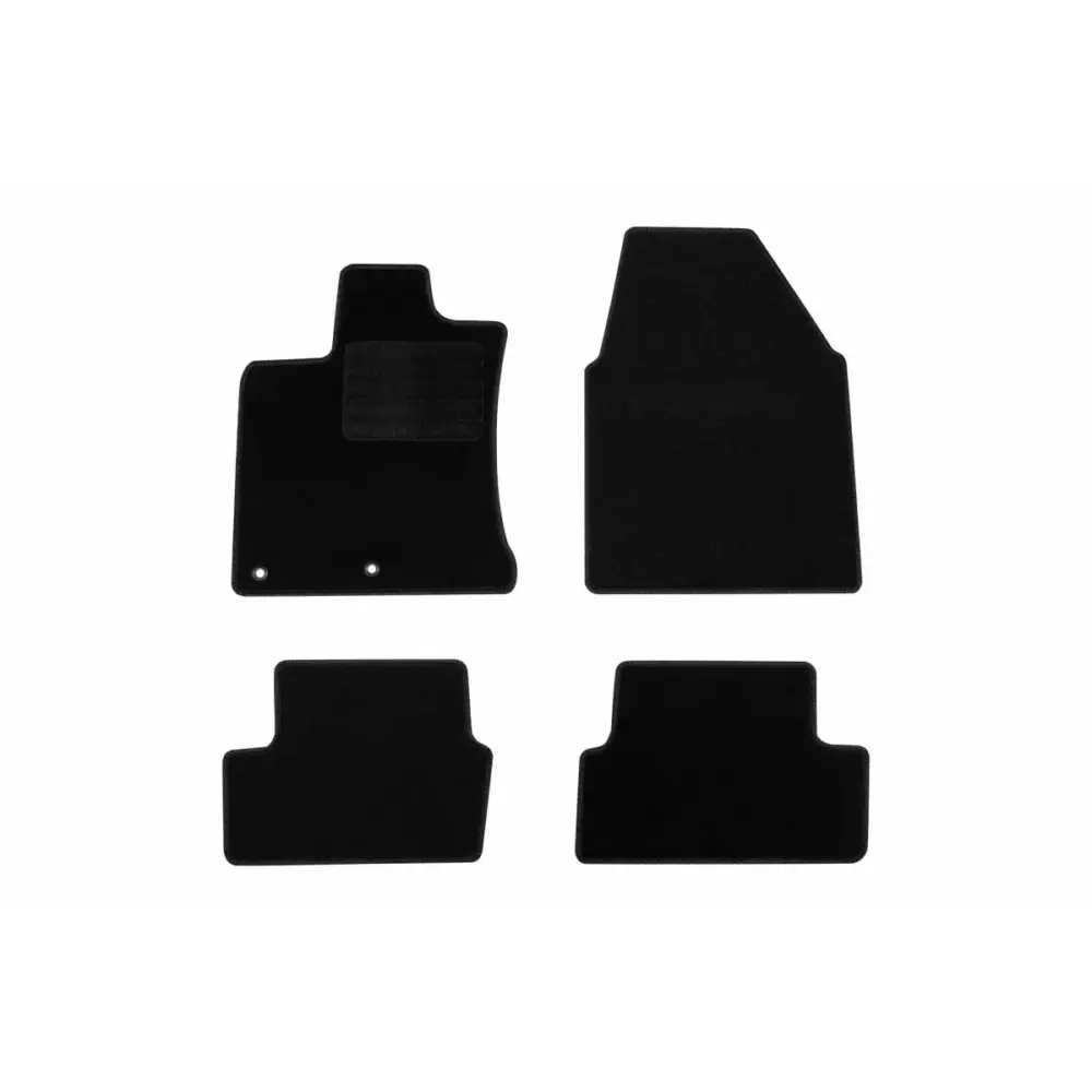 Tappetini Tessili Set 4 Pezzi Neri per Nissan Qashqai 2007-2014