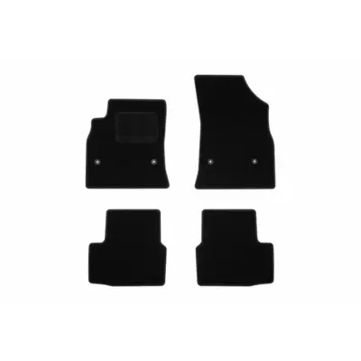 Tappetini Tessili Set 4 Pezzi Neri per Opel Astra K 2015-2021