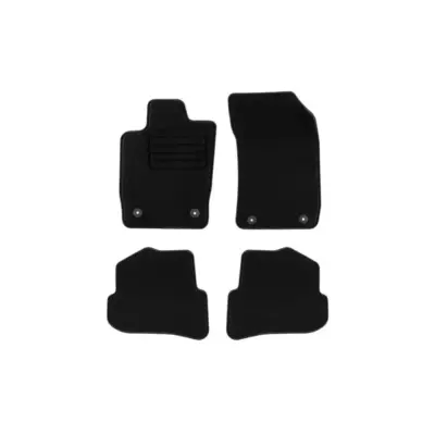 Tappetini Tessili Set 4 Pezzi Nero per Audi A1 2010-2018