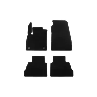 Tappetini Tessili Set 4 Pezzi Nero per Ford Tourneo Courier dal 2024 5 Posti