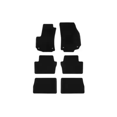 Tappetini Tessili Set 6 Pezzi Neri per Opel Zafira B 2005-2014 7 Posti