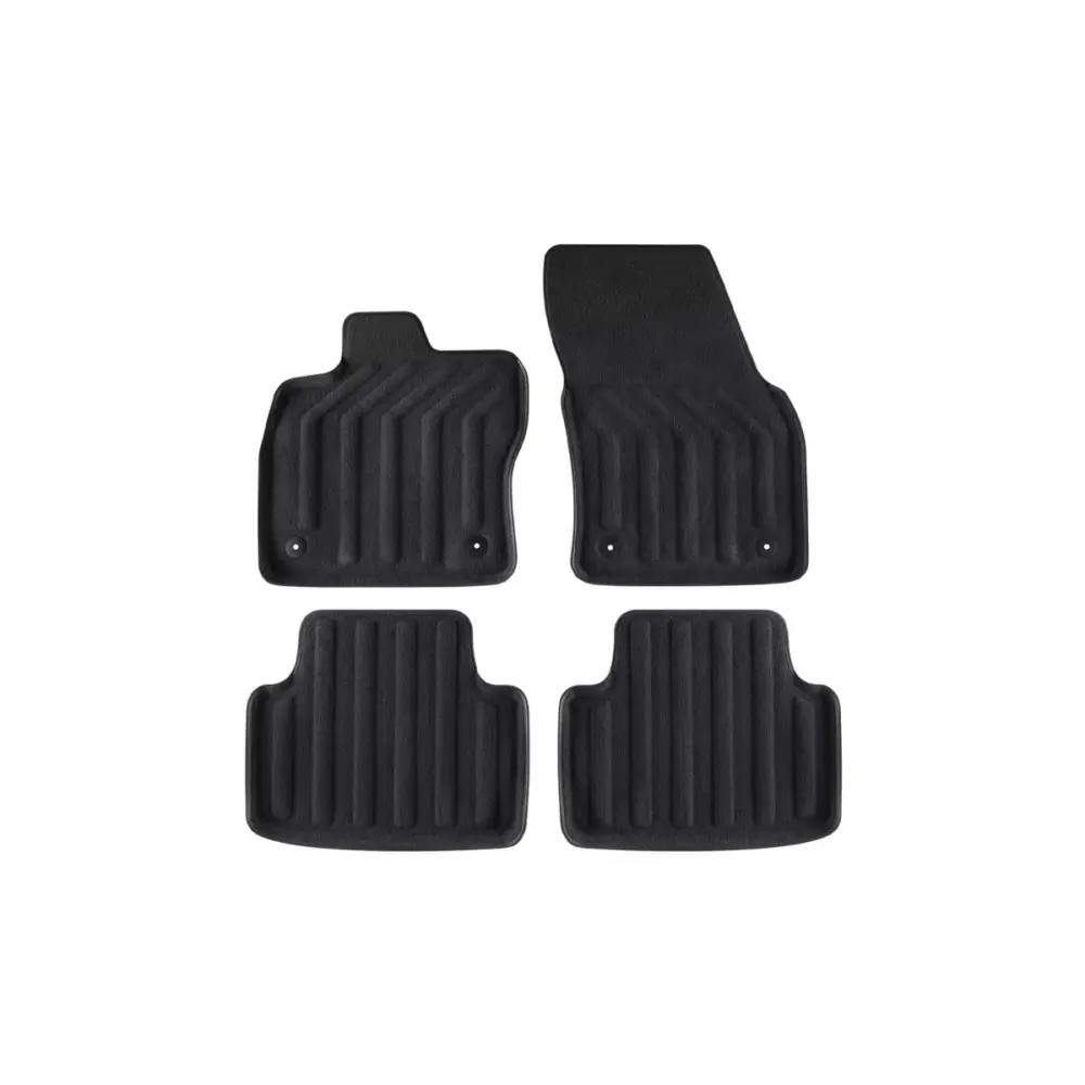 Tappetini Tessuto 3D Neri Set 4 Pezzi per Volkswagen Golf Sportsvan 2014-2020