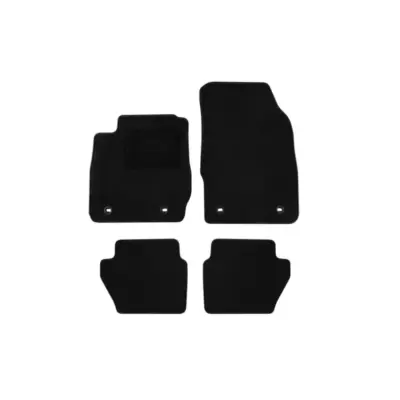 Tappetini Tessuto 4 Pezzi Neri per Ford Fiesta 2008-2011