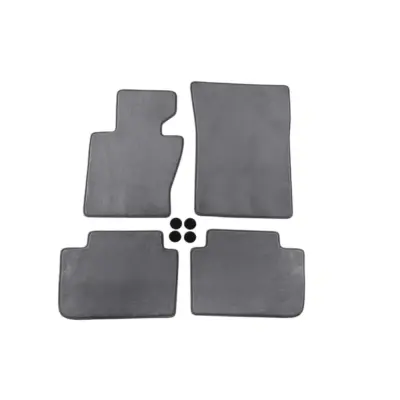 Tappetini Tessuto Grigio Serie Comet Set 4 Pezzi per BMW X3 E83 2004-2010
