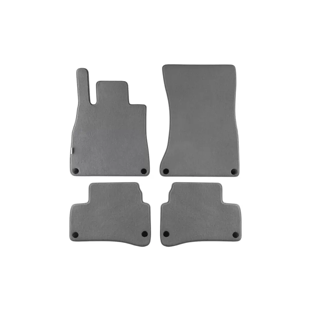 Tappetini Tessuto Grigio Set 4 Pezzi per Mercedes Classe S W222 2013-2020
