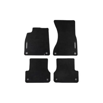 Tappetini Tessuto Horizon Nero Set 4 Pezzi per Audi A6 C7 2010-2018