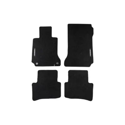 Tappetini Tessuto Horizon Set 4 Pezzi Neri per Mercedes Classe C W204 2007-2014