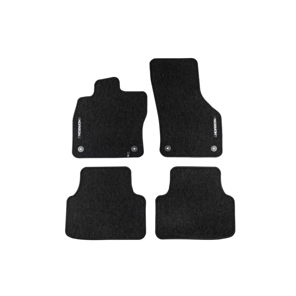 Tappetini Tessuto Horizon Set 4 Pezzi Neri per Volkswagen Golf Sportsvan