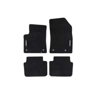 Tappetini Tessuto Horizon Set 4 Pezzi Nero per Citroën C3 Aircross 2017-2024