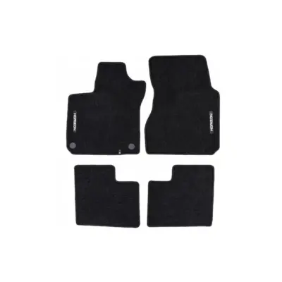 Tappetini Tessuto Horizon Set 4 Pezzi Nero per Renault Twingo 2014-2024