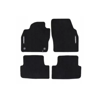 Tappetini Tessuto Horizon Set 4 Pezzi Nero per Seat Ibiza dal 2017