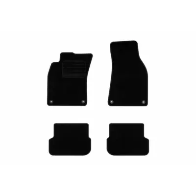 Tappetini Tessuto Neri Set 4 Pezzi per Audi A6 2006-2011