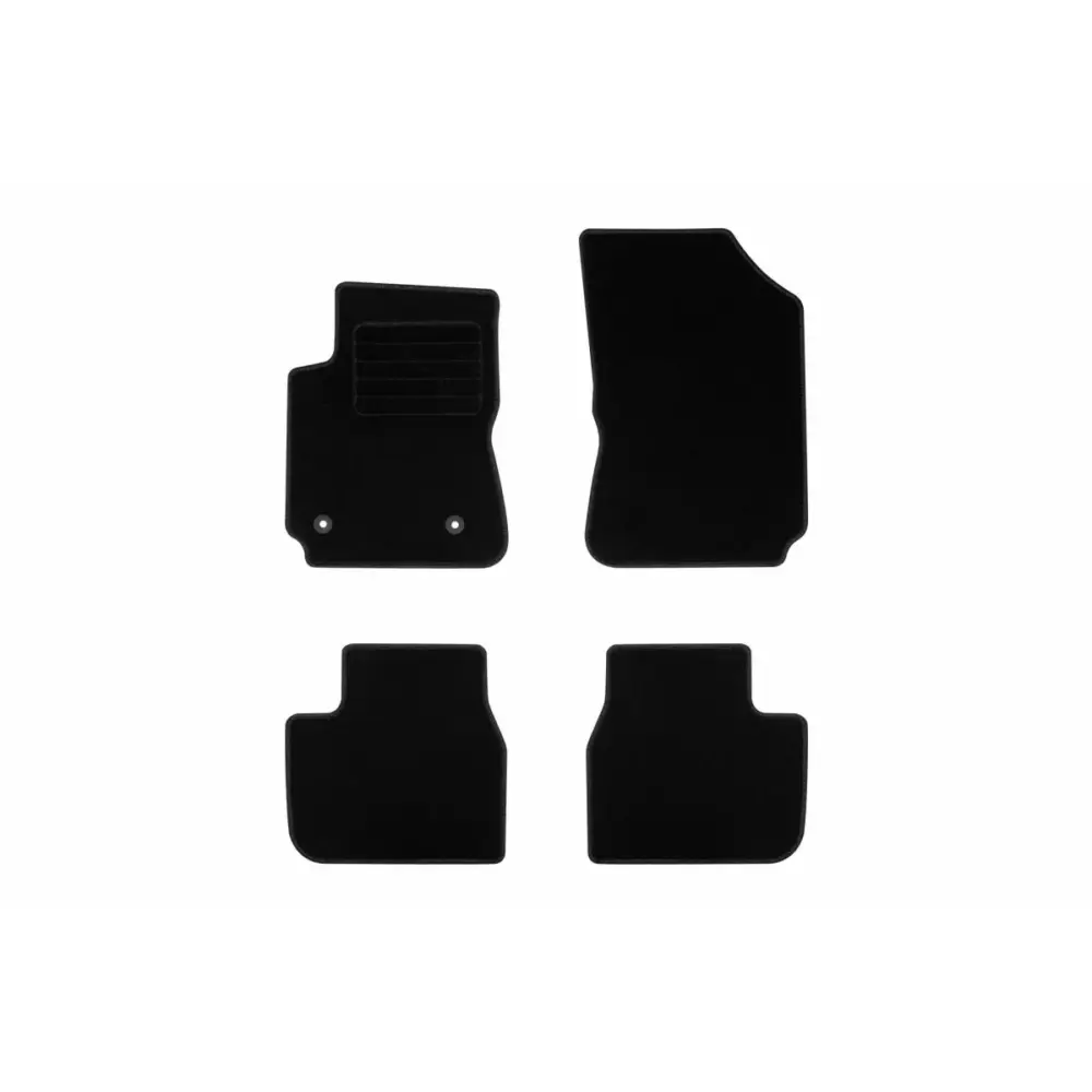 Tappetini Tessuto Neri Set 4 Pezzi per Citroën C4 Cactus dal 2014