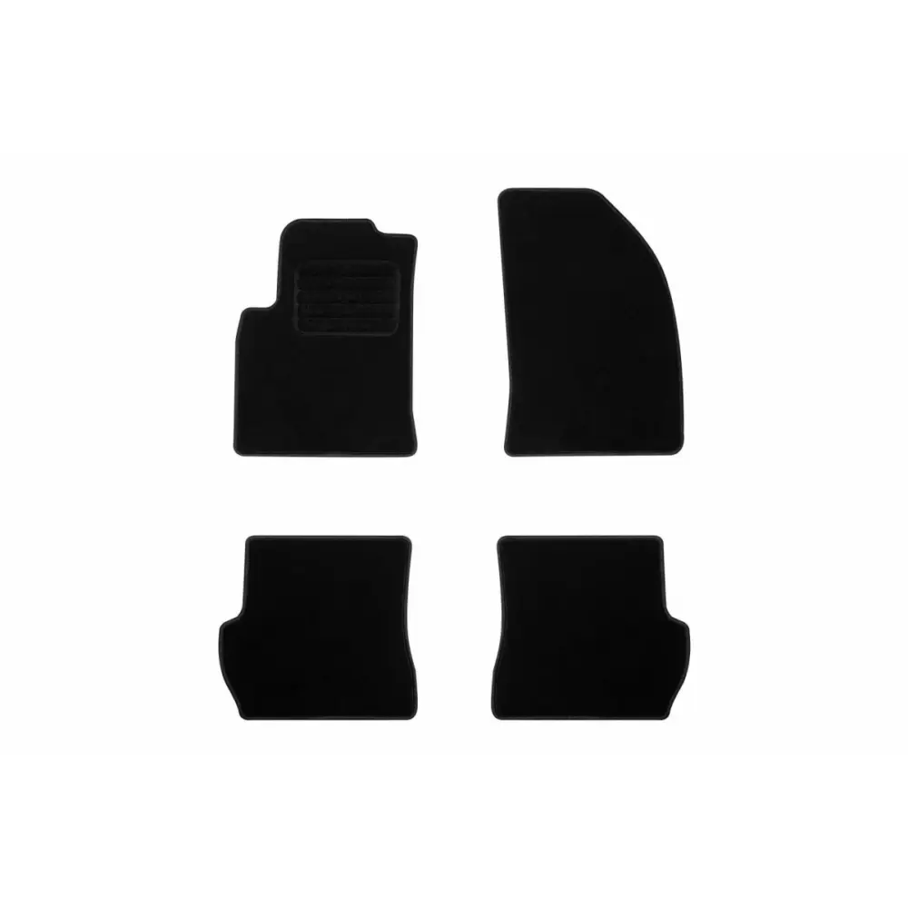 Tappetini Tessuto Neri Set 4 Pezzi per Ford Fusion 2006-2008