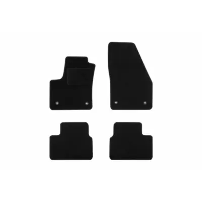 Tappetini Tessuto Neri Set 4 Pezzi per Opel Meriva 2010-2017