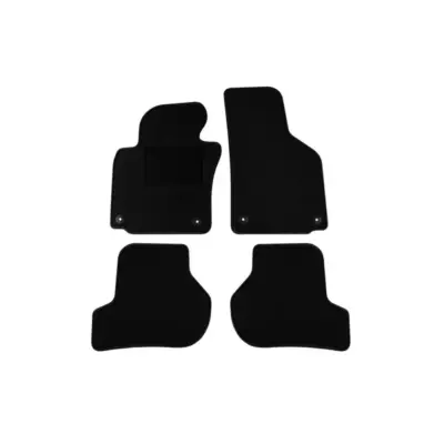Tappetini Tessuto Neri Set 4 Pezzi per Volkswagen Golf 5 2004-2008