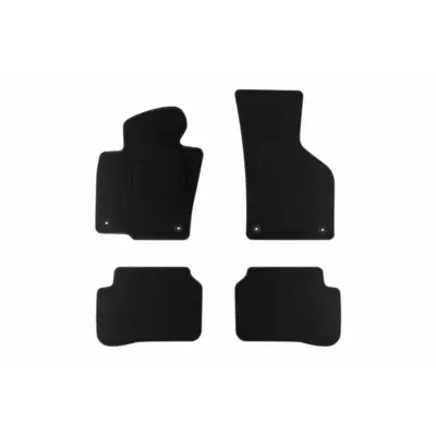 Tappetini Tessuto Neri Set 4 Pezzi per Volkswagen Passat B6 B7 2005-2014