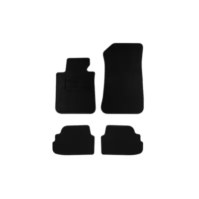 Tappetini Tessuto Nero Set 4 Pezzi per BMW Serie 1 E82 2005-2012