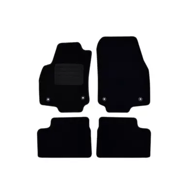 Tappetini Tessuto Nero Set 4 Pezzi per Opel Astra H 2004-2010