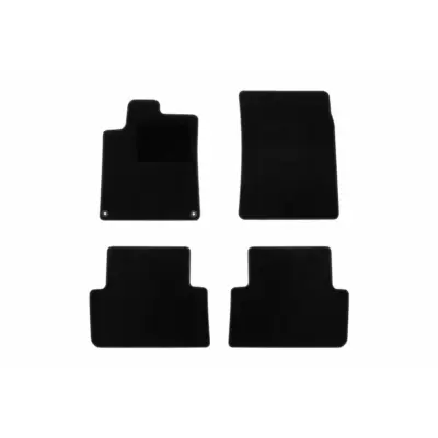 Tappetini Tessuto Nero Set 4 Pezzi per Peugeot 407 2004-2011