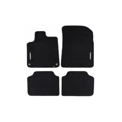 Tappetini Tessuto Serie Horizon Set 4 Pezzi Neri per Peugeot 407 2004-2011