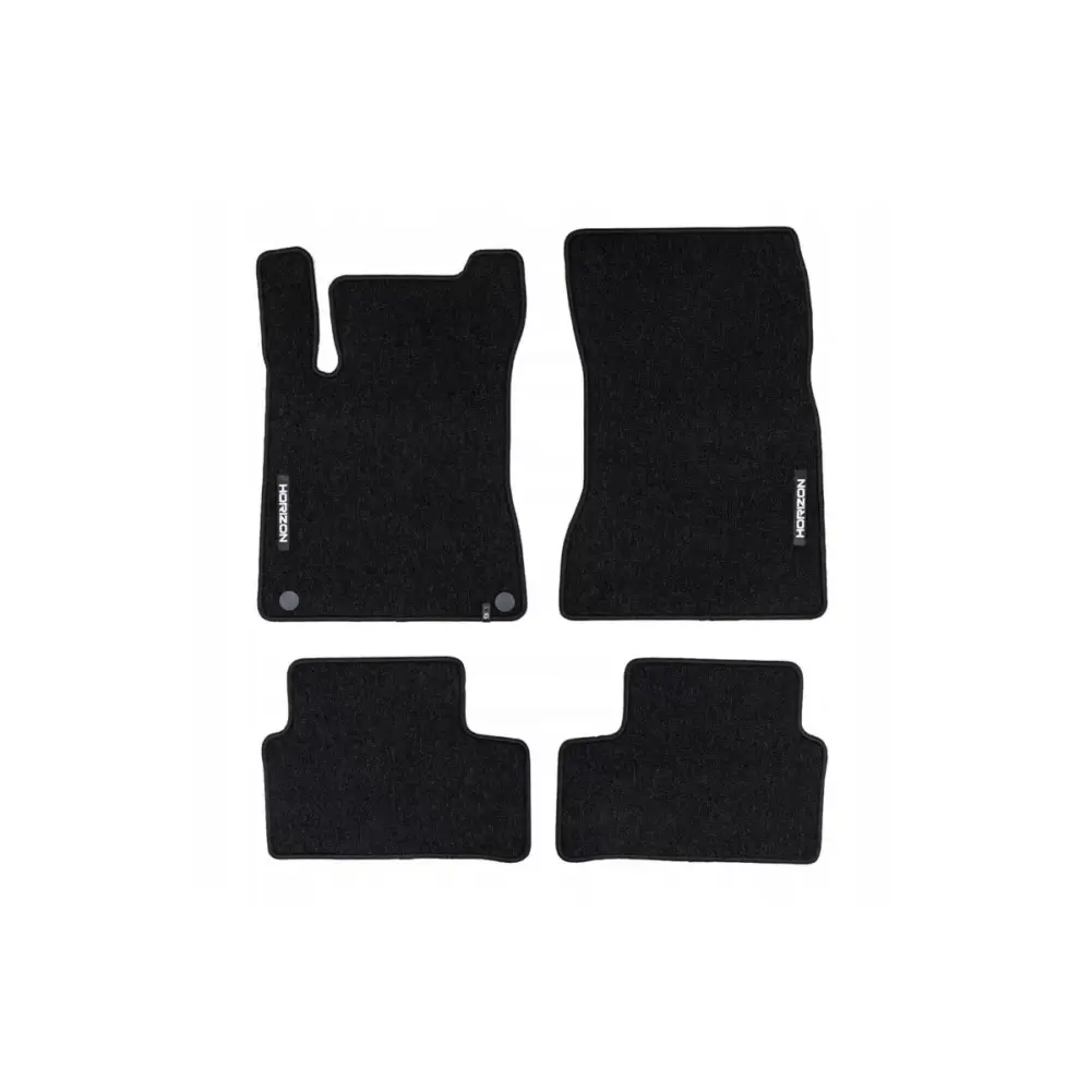 Tappetini Tessuto Serie Horizon Set 4 Pezzi Nero per Mercedes Classe A W177