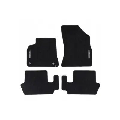Tappetini Tessuto Serie Horizon Set 4 Pezzi Nero per Peugeot 3008 2009-2016
