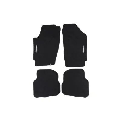 Tappetini Tessuto Serie Horizon Set 4 Pezzi Nero per Volkswagen Fox 2003-2021