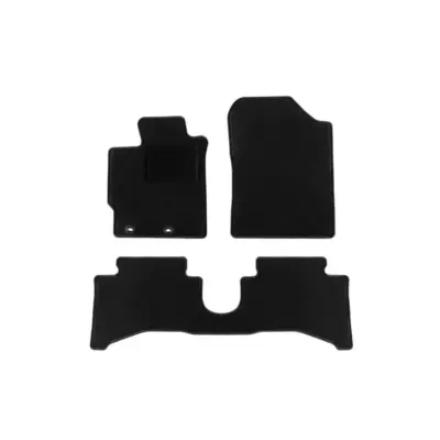 Tappetini Tessuto Set 3 Pezzi Neri per Toyota Yaris Hybrid dal 2012