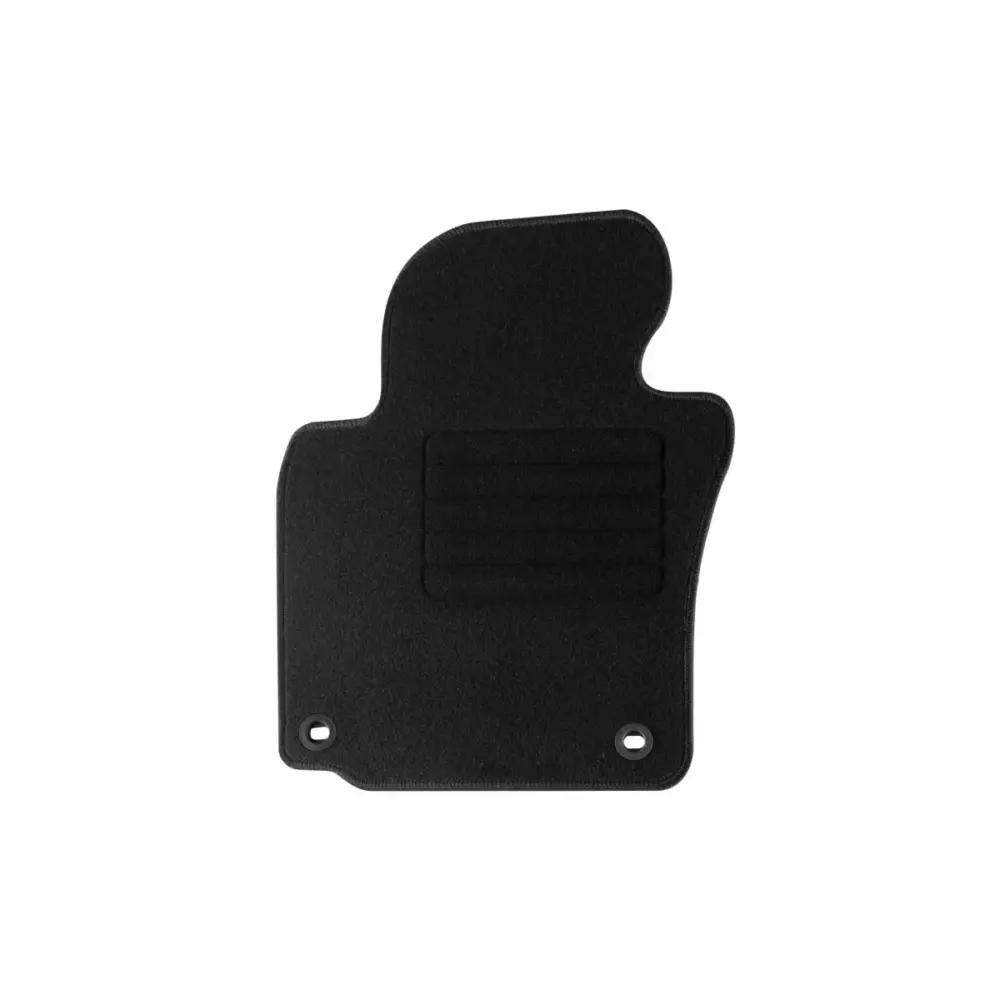 Tappetini Tessuto Set 4 Pezzi con Fori Ovali Nero per Skoda Octavia 2005-2013