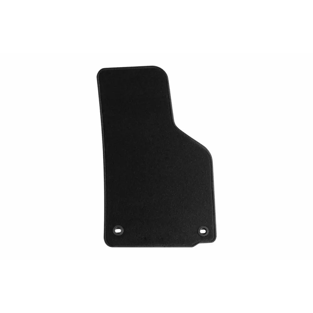 Tappetini Tessuto Set 4 Pezzi con Fori Ovali Nero per Skoda Octavia 2005-2013