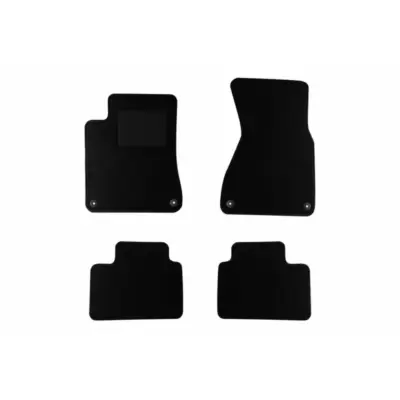 Tappetini Tessuto Set 4 Pezzi Neri per Audi A8 1997-2001