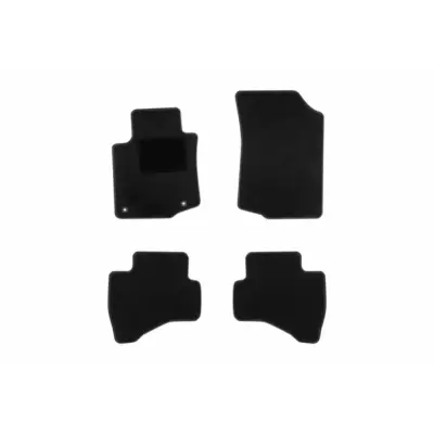 Tappetini Tessuto Set 4 Pezzi Neri per Citroën C1 2011-2014