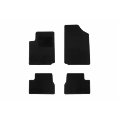 Tappetini Tessuto Set 4 Pezzi Neri per Citroën C2 2002-2009
