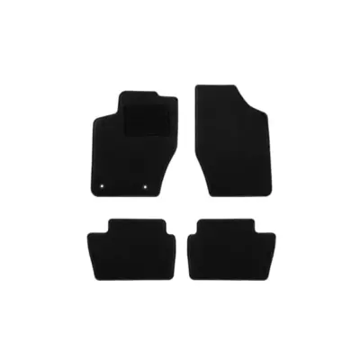 Tappetini Tessuto Set 4 Pezzi Neri per Citroën C4 2004-2011