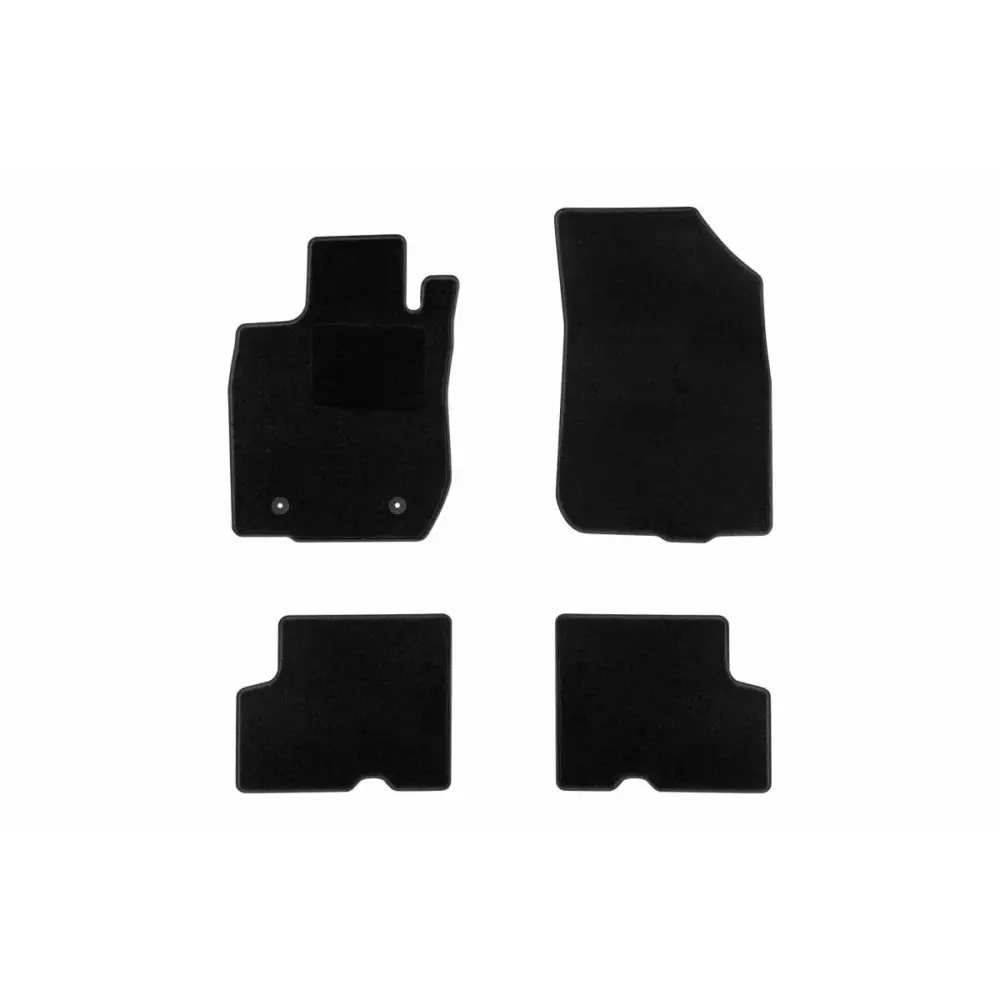 Tappetini Tessuto Set 4 Pezzi Neri per Dacia Duster 4X2 2010-2018