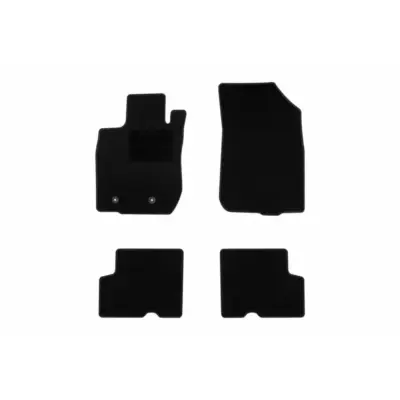 Tappetini Tessuto Set 4 Pezzi Neri per Dacia Duster 4X4 2010-2018