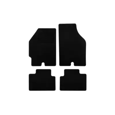 Tappetini Tessuto Set 4 Pezzi Neri per Fiat Punto 1999-2003