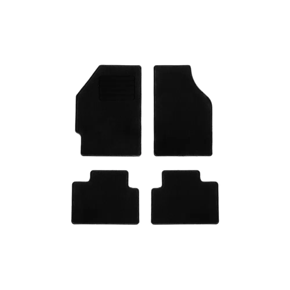 Tappetini Tessuto Set 4 Pezzi Neri per Fiat Punto 2003-2012