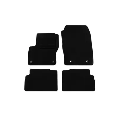 Tappetini Tessuto Set 4 Pezzi Neri per Ford C-max 2015-2019
