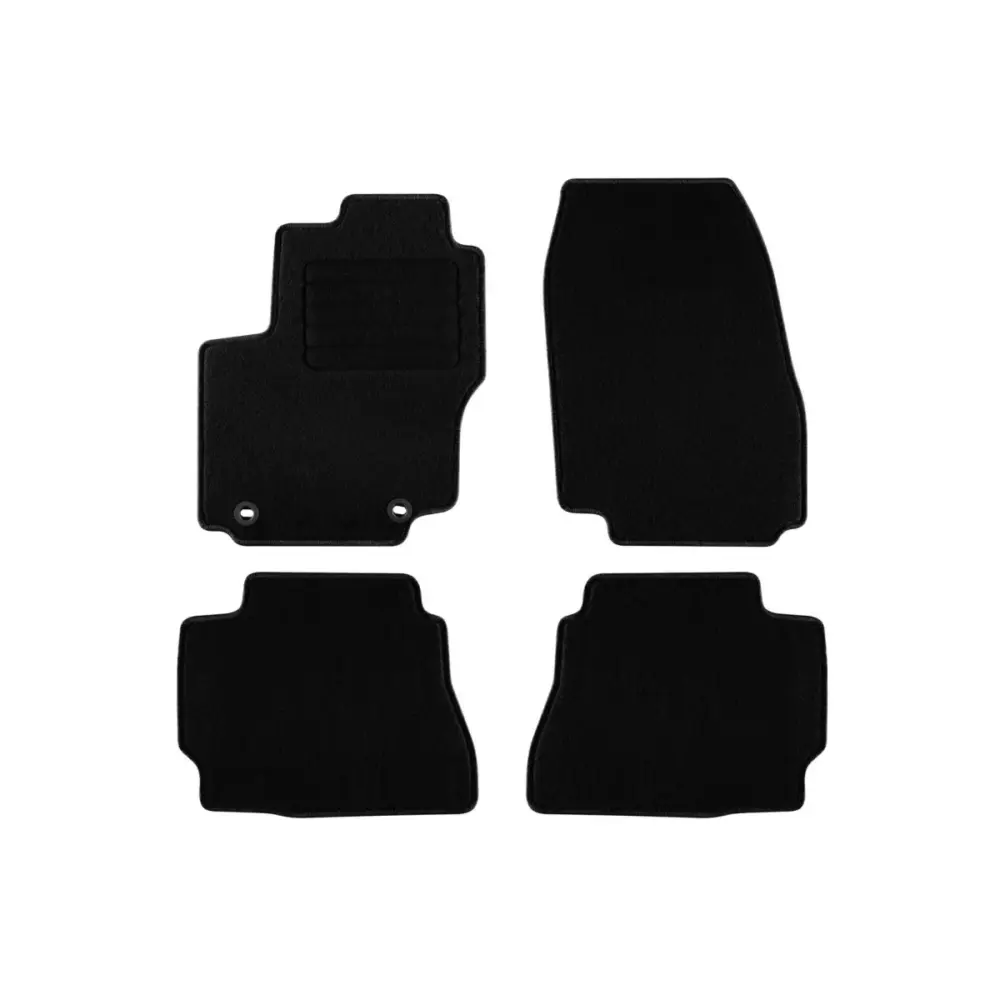 Tappetini Tessuto Set 4 Pezzi Neri per Ford Mondeo 2007-2013