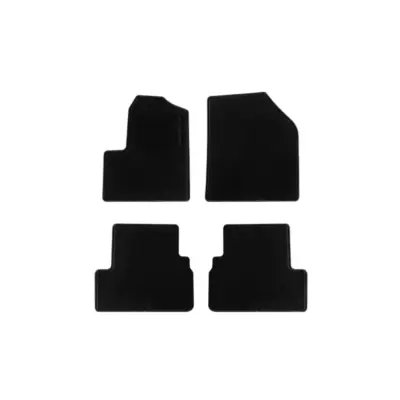 Tappetini Tessuto Set 4 Pezzi Neri per Ford Tourneo Connect 2003-2014 5 Posti
