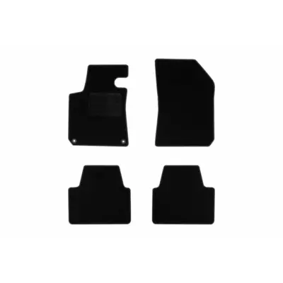 Tappetini Tessuto Set 4 Pezzi Neri per Peugeot 308 Sw 2014-2021