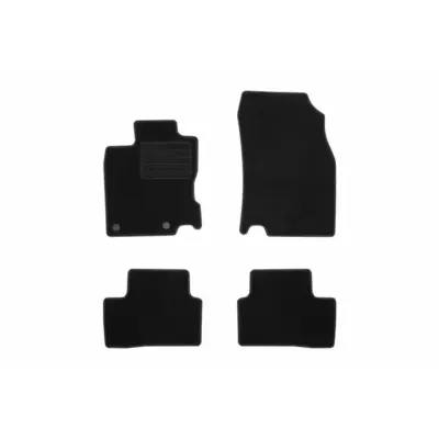 Tappetini Tessuto Set 4 Pezzi Neri per Renault Kadjar dal 2015