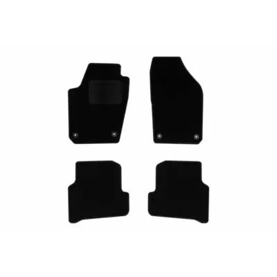Tappetini Tessuto Set 4 Pezzi Neri per Seat Ibiza 2008-2017