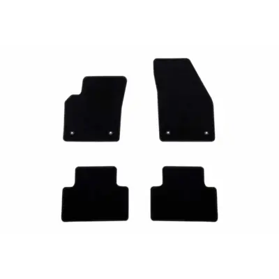 Tappetini Tessuto Set 4 Pezzi Neri per Volvo S40 2005-2012