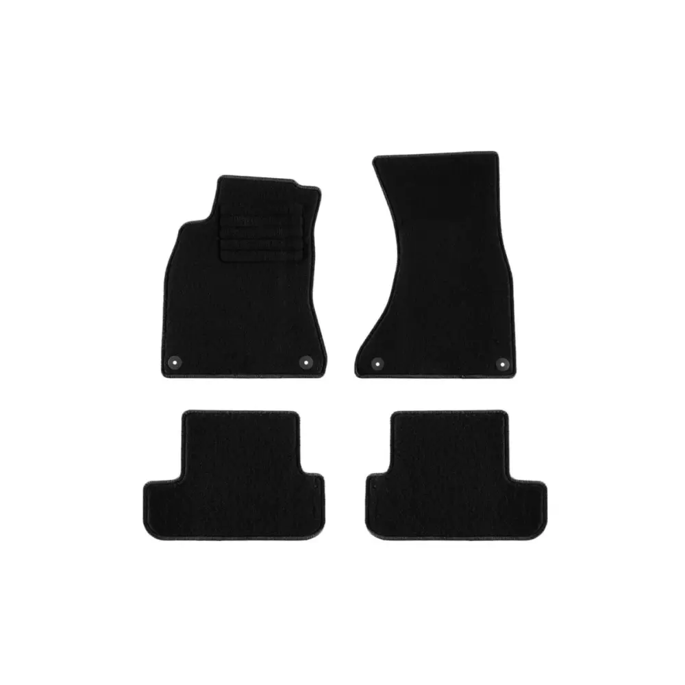 Tappetini Tessuto Set 4 Pezzi Nero per Audi A5 2008-2018