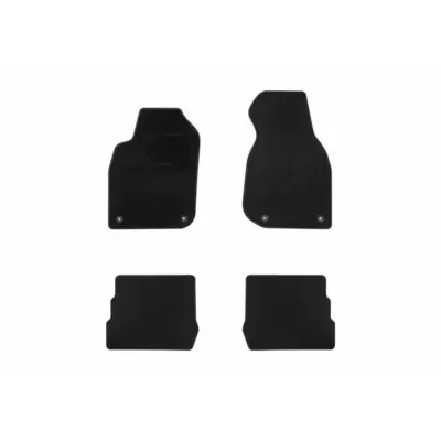 Tappetini Tessuto Set 4 Pezzi Nero per Audi A6 2000-2004